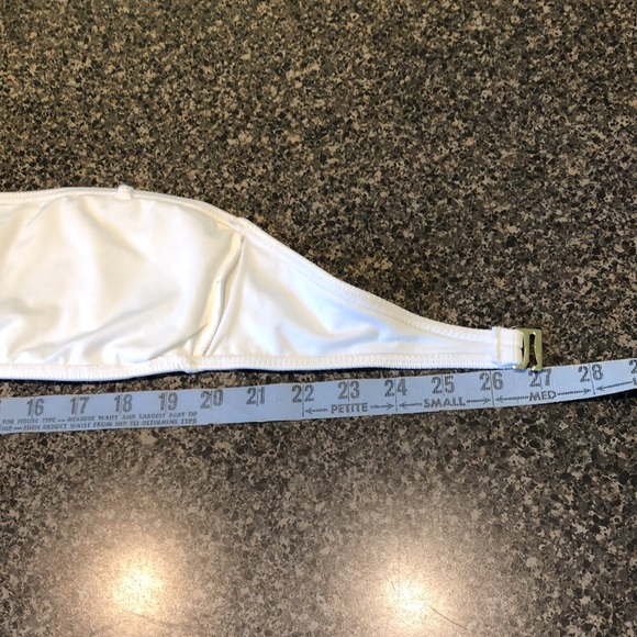 Forever 21 ribbed bandeau swim top size L - Picture 6 of 7